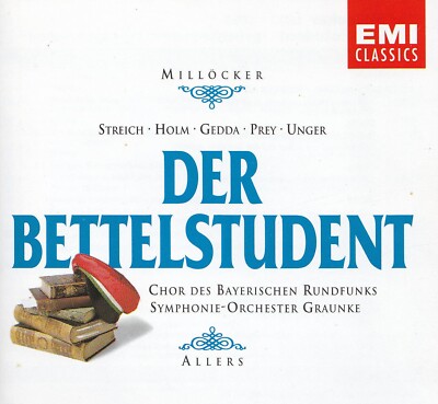    OPERETTE   Carl Millöcker   DER BETTELSTUDENT   2CD