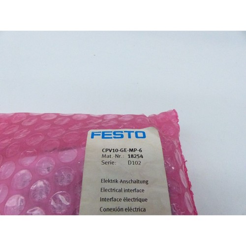 Neu CPV10-GE-MP-6 Festo 18254 elektrische Schnittstelle schneller Versand - Bild 6 von 6