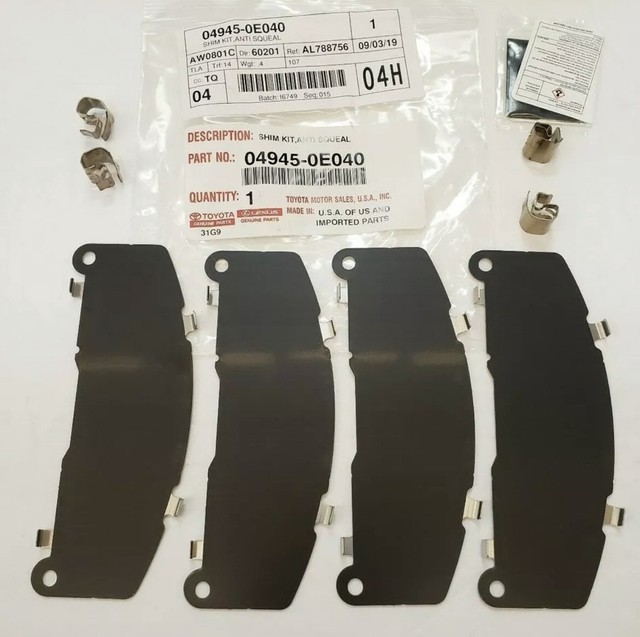Lexus OEM Factory Front Brake Pad Shim Kit 20102019 Rx350 ( 04945