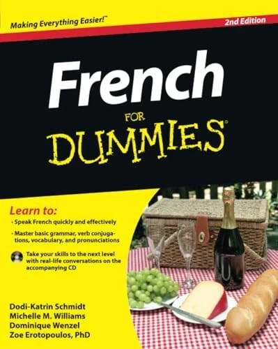 French for Dummies 2nd Edition Speak French Language CD Paris France language - Picture 1 of 1
