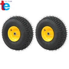 Inflatable Wheel 15x6.00-6 Turf Tire & Wheel Assembly Replacement 464881 2 Pack