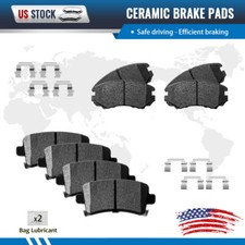 Front and Rear Ceramic Brake Pads for Buick LaCrosse Regal,Chevy Impala Malibu