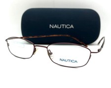 New Nautica Eyeglasses N 7108 093 Satin Brick 50-18-145 with Case