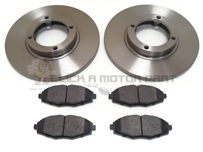 1.0 1998-2005 FRONT BRAKE DISCS AND MINTEX PADS DAEWOO MATIZ 800cc