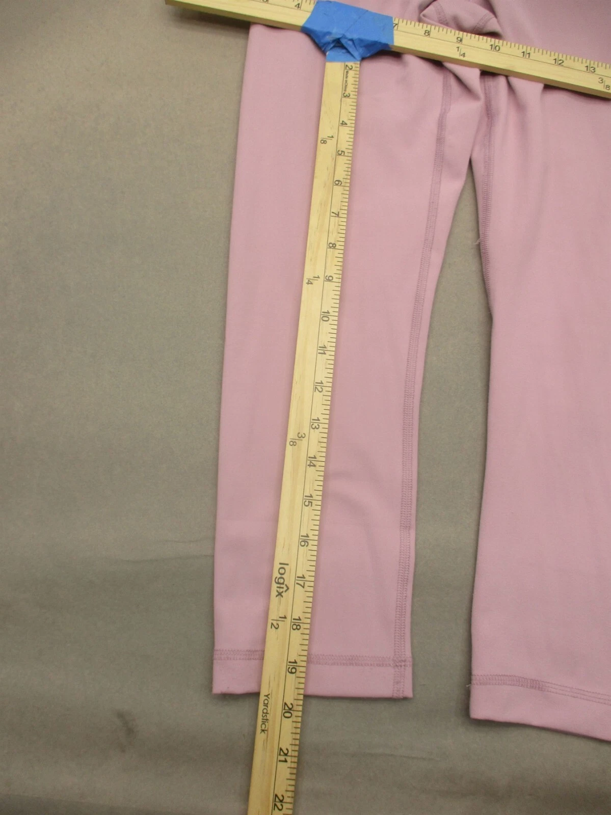 yogalicious stretch pull on athletic cropped leggings