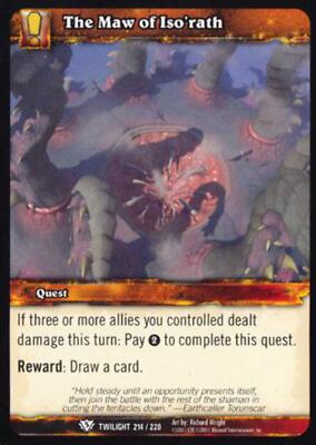 World of Warcraft TCG The Maw of Iso'rath - Twilight of the Dragons 214/220