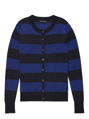 Banana Republic Women Navy Blue Rugby 