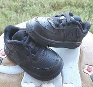 Nike Air Force 1 BLACK Toddler 5C | eBay