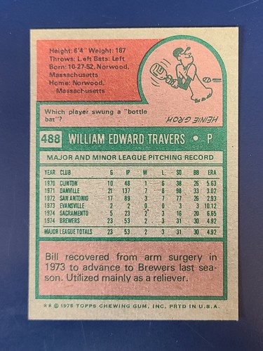Tarjetas de béisbol Topps 1975 completan tu conjunto que elijas elegir cada una #440 - 660 - Imagen 71 de 262