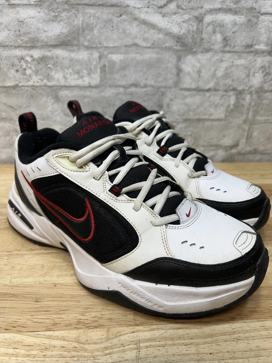 Nike Training Air Monarch IV Sneakers in Black and White