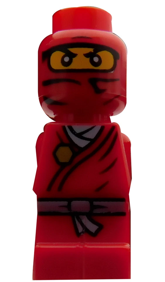 Lego Ninjago Kai Mikrofigur in rot 85863pb054 Neu Ninja Microfig Microfigure