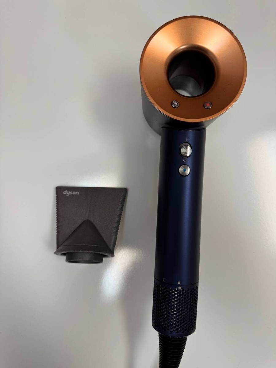 Prussian Blue Dyson Gold Hair Dryer Review Blue Copper Prussian - Main Image