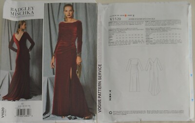 Vogue Pattern - V1520 - Misses' Formal, Evening Wear Dress, | eBay Vogue Pattern - V1520 - Misses' Formal, Evening Wear Dress, | eBay
