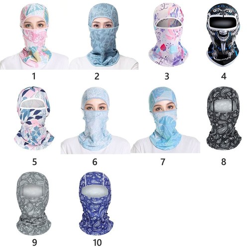 Full Face Balaclava Cap Mesh Cycling Cap Riding Mask Helmet Accessories - Picture 2 of 22