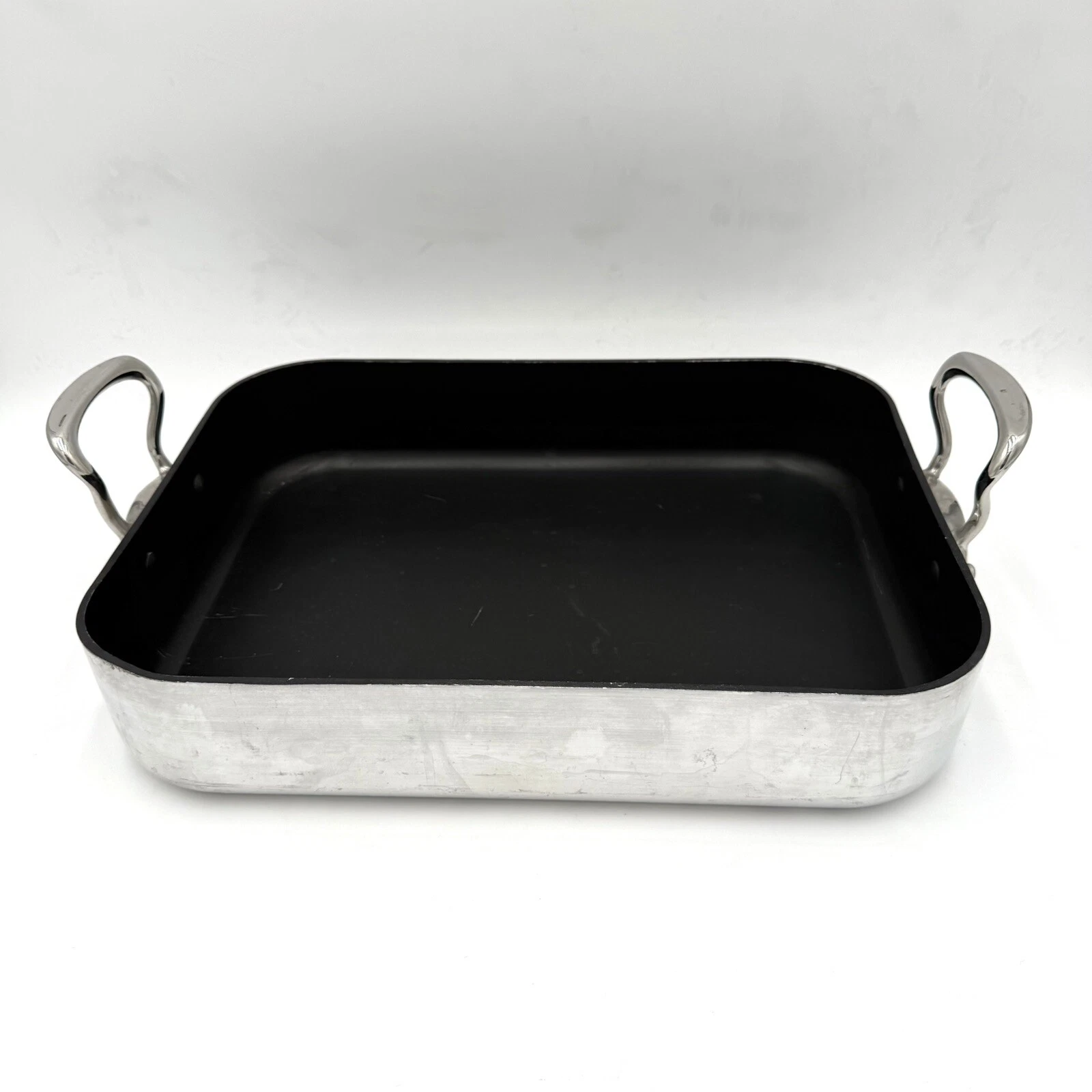 Mauviel 1830 Aluminum Roasting Pan Nonstick Williams Sonoma France