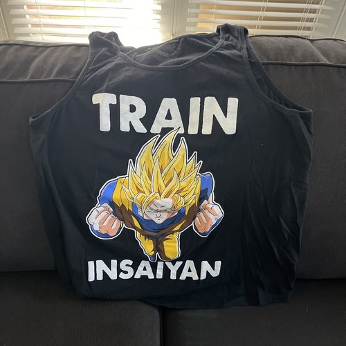 Train Insayan Super Sayan God Black Tank Ripple Junction Größe XL