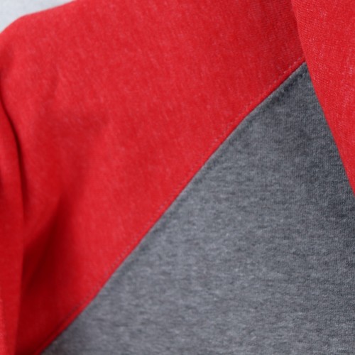 Fanatics Men's Hoody XL Gray w Red Long Sleeve Cotton/Polyester Pullover Sweater - Picture 12 of 14