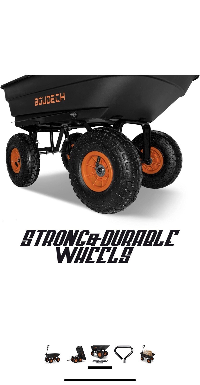 heavy duty garden trolley cart eBay