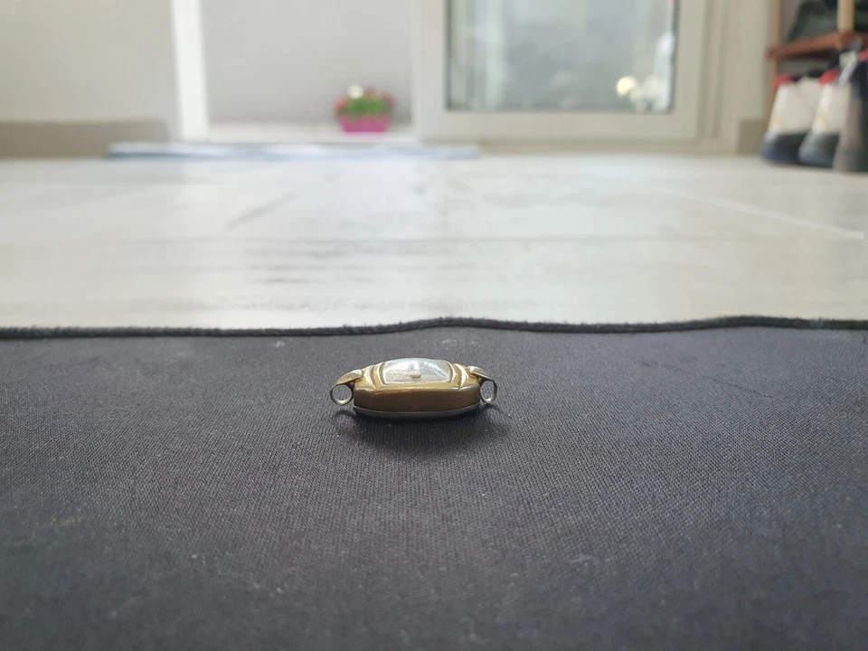 Reloj Alemán Chapado en Oro Glashütte 17 Rubis Vintage Raro para Piezas y Reparación Foto 4 de 4