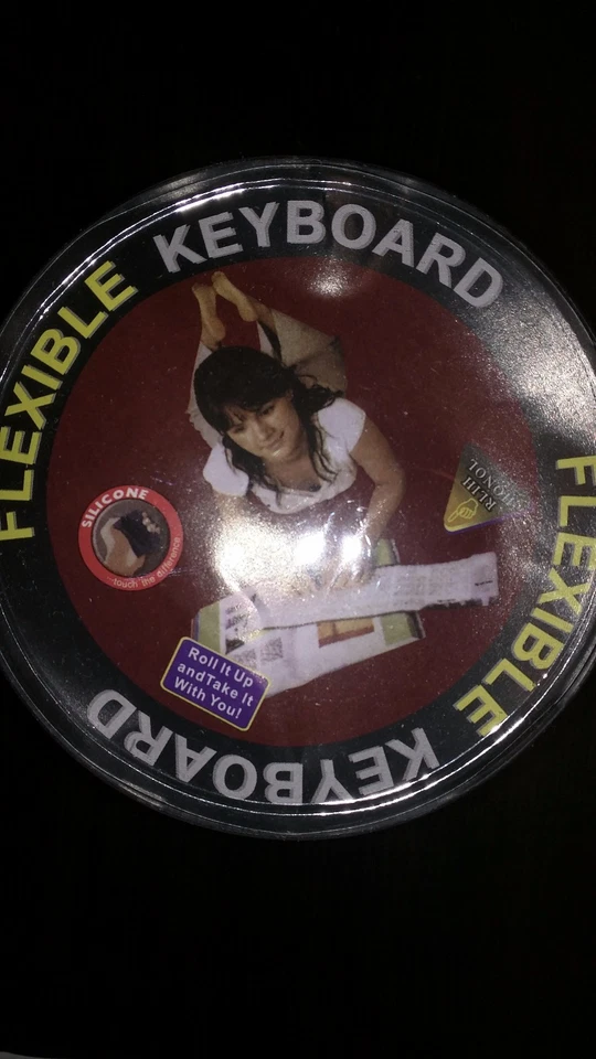 Portable USB 2.0 Flexible Silicone Foldable Keyboard - Yellow - Image 3 of 3