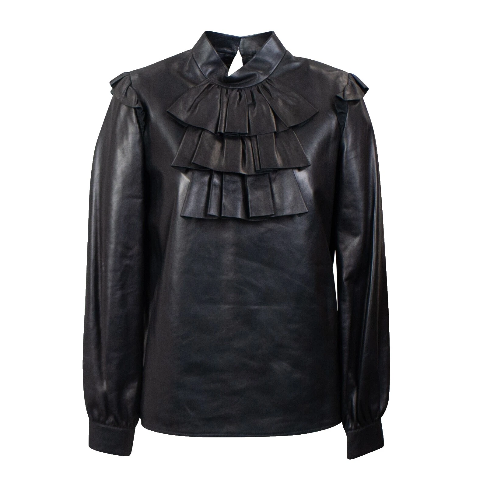 Leather Casual Solid Tops for Women