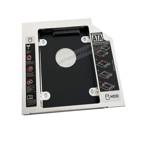 2nd HDD SSD hard drive Optical bay Frame Caddy Adapter for Mac iMac DVD-RW GA11N