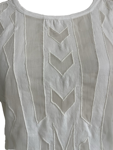 Element "Live- Learn-Grow" Sheer Cut Out Tank Top Sz M Cotton Blend - Picture 5 of 11