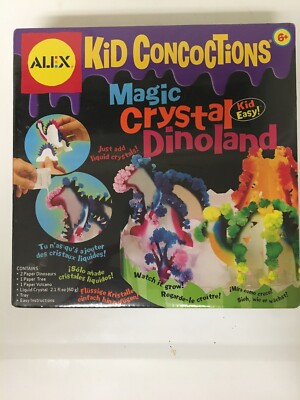 Alex Kid Concoctions Magic Crystal Dinoland Volcano Dinosaurs 6+ NEW SEALED