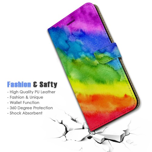 Art Personalised Name Wallet Case Cover for Samsung A16 A15 A25 A35 A55 A05 A14 - Photo 46 sur 52