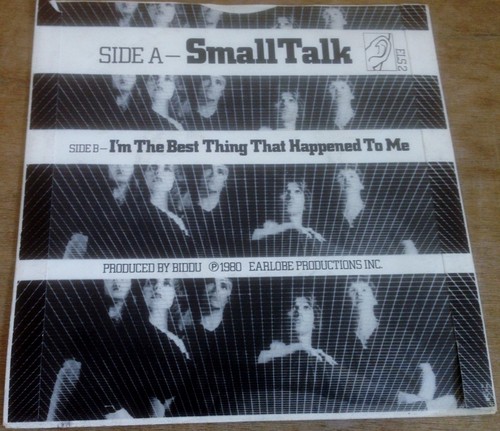 AMY small talk*i'm the best thing that happened to me 1980 UK EARLOBE PS 45 - Picture 2 of 4