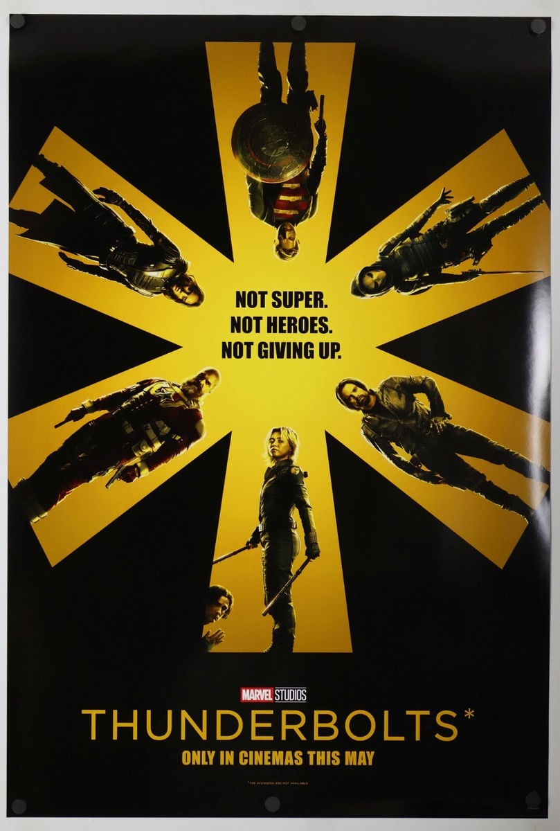 Thunderbolts original DS movie poster INTL Adv C D/S 27x40 2025