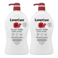 Lovercare Goat's Milk Shower Cream 2-PACK (2 X 40.7 Fl. Oz)