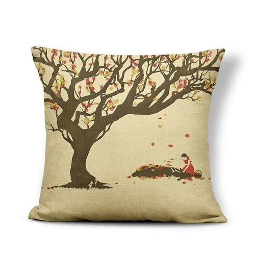 Abstract Cushion Cover Pillow Case Bat People Octopus Dinosaur Deer Cover Rocket - Picture 6 of 37