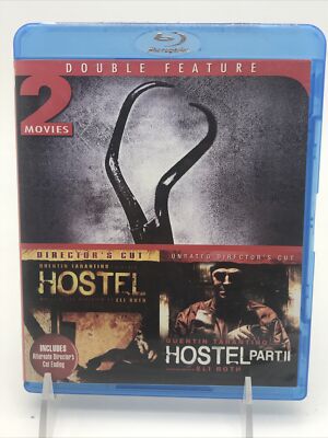 Hostel/Hostel 2 (Blu-ray Disc, 2012) Quentin Tarantino. Alternate Cuts. B-06