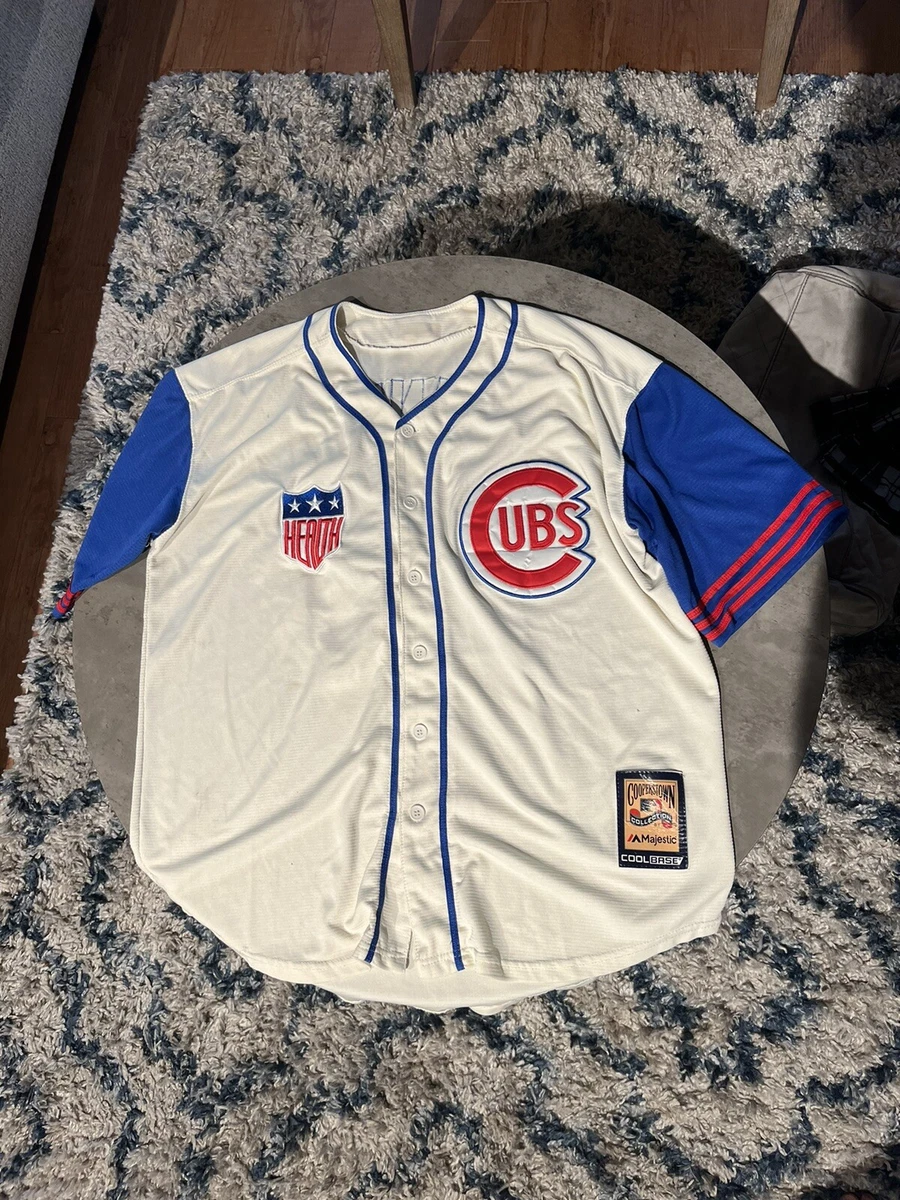 Ernie Banks Chicago Cubs Nike Home Cooperstown Collection Player Jersey -  White