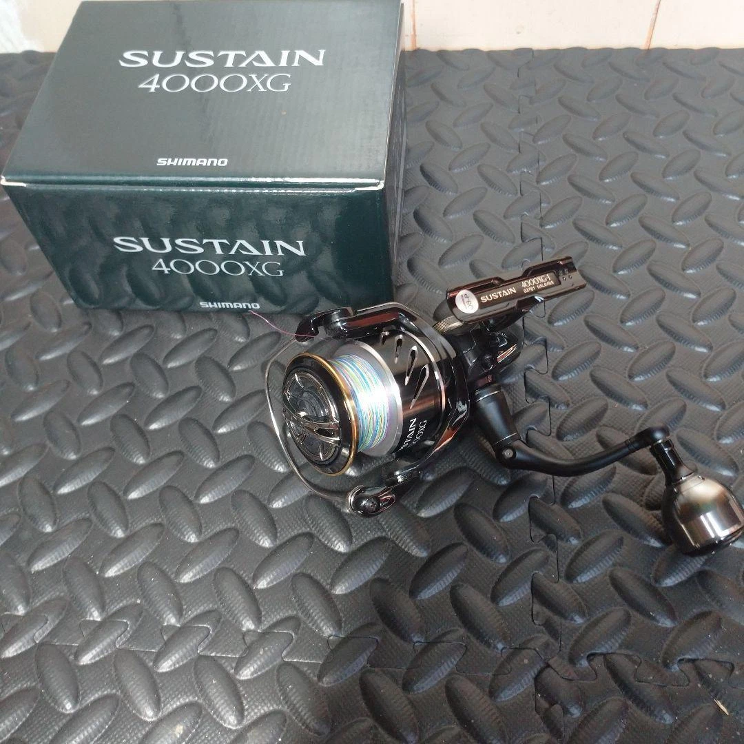 SHIMANO sustain 4000 XG Reel F/S From Japan Used