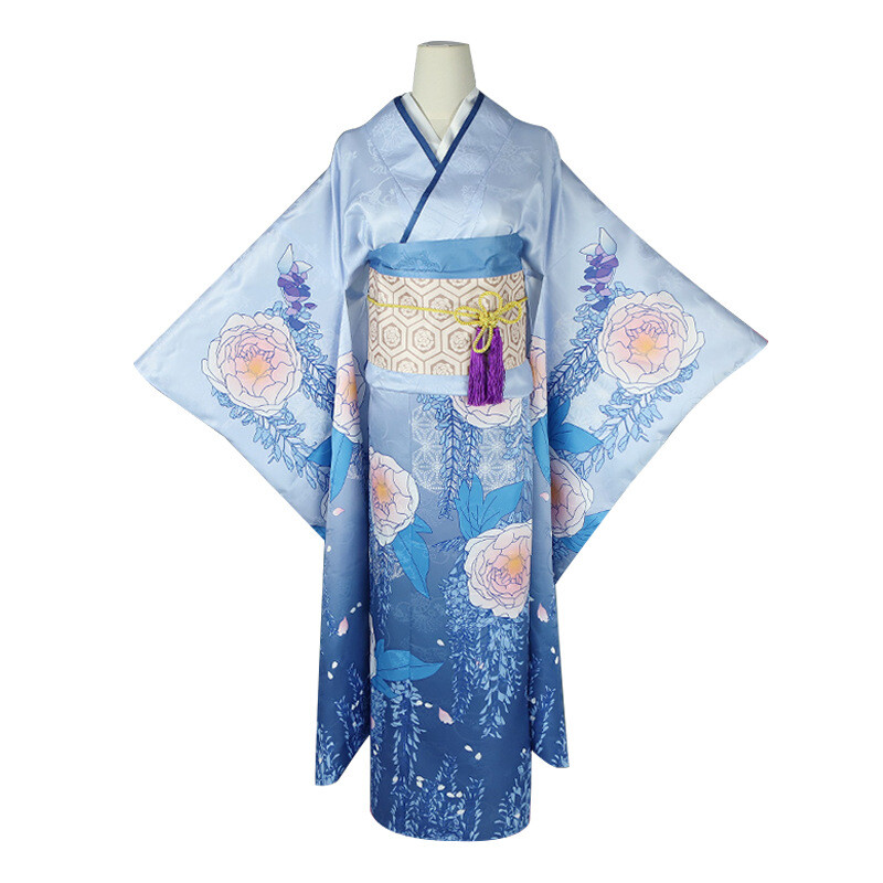 Anime My Happy Marriage Saimori Miyo Cosplay Costume Womens Show Kimono Full Set