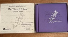 Creative Memories The Triumph Album Forget Me Not 7x7 Purple Album New