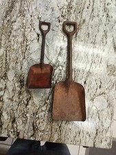 2 Vintage Metal Toy Shovels