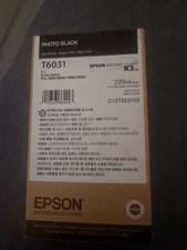 Image of Epson T603100 Photo Black UltraChrome K3 OEM Genuine Inkjet/Ink Cartridge