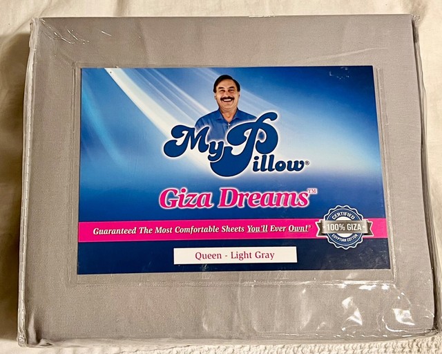 MyPillow Giza Dreams Queen Stripe Light 