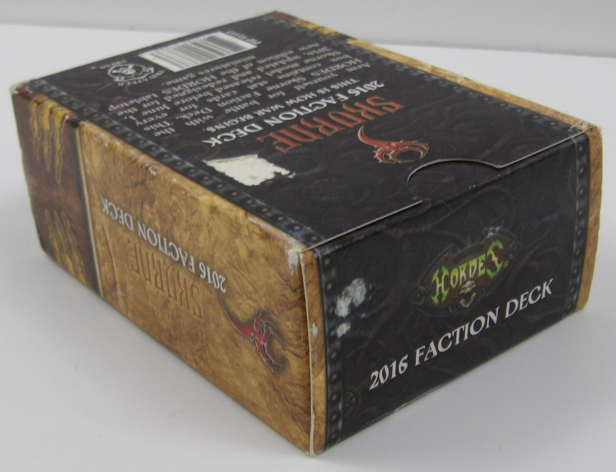 Forces Of HORDES: 2016 Faction Deck Mk. III - Minions - Color Stat Cards - PIP-91114