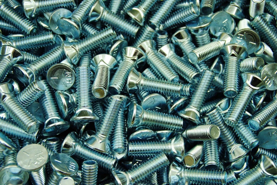 LEXAR INDUSTRIAL (75) Flat Head #3 Plow Bolt 7/16-14 x 1-1/2 Grade 5 Zinc Plated