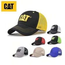 Caterpillar Hat CAT Equipment Mesh Adjustable Premium Fit Cap | Free Shipping