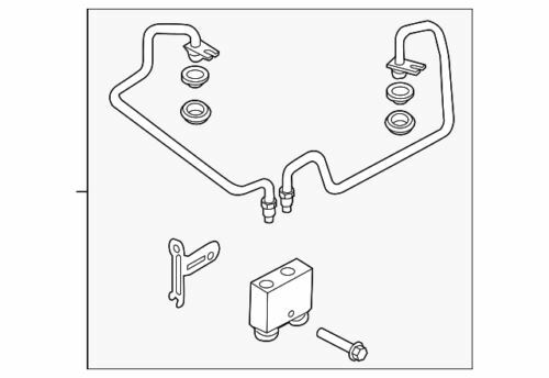Tubería de enfriador de aceite de transmisión automática para Ford Explorer 2011-2019 (P/N BB5Z-7R081-B)