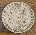 1904-S Key Morgan Dollar Nice Super Original Choice VF CHRC