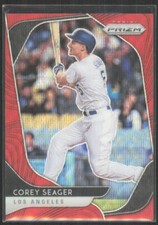 2020 Panini Prizm Red Wave Corey Seager /99 #220