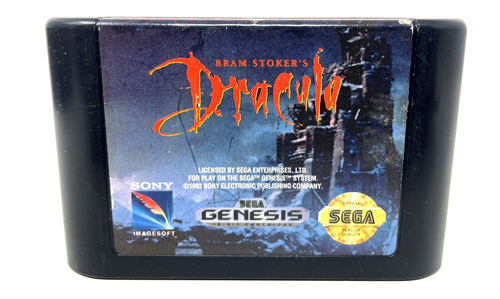 Bram Stoker's Dracula SEGA Genesis testé LIVRAISON GRATUITE - Photo 1/3