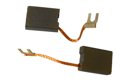 2x Kohlebürsten für Bosch Kaltkreissäge GCD12JL 6,3 x 16 x 22 mm