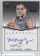 2014-15 Panini Paramount Penmanship Rookies 77/99 Mitch McGary #PR-MM Auto 0v1